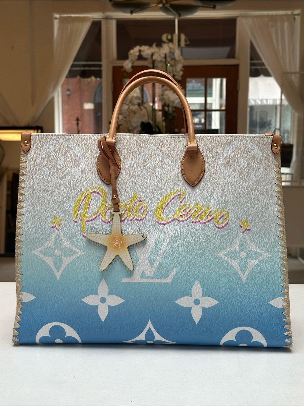 Louis Vuitton On-the-go “Porto Cervo” tote